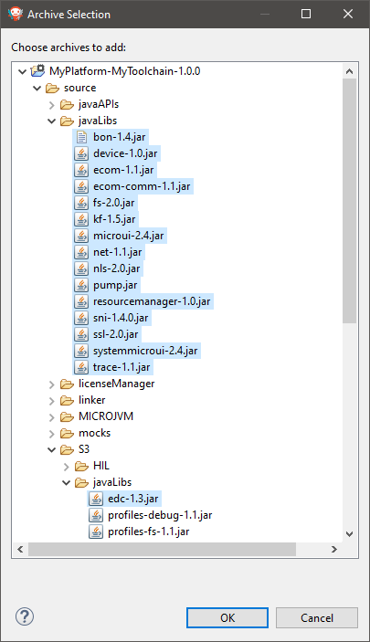 Select Foundation Libraries Implementation Files