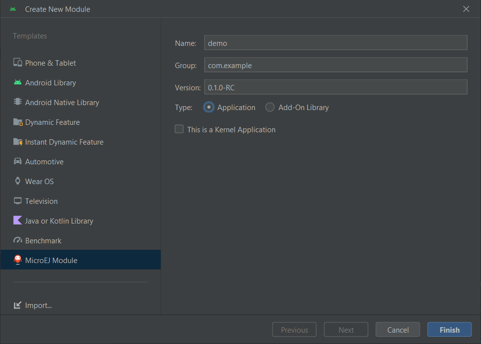 Module Creation in Android Studio