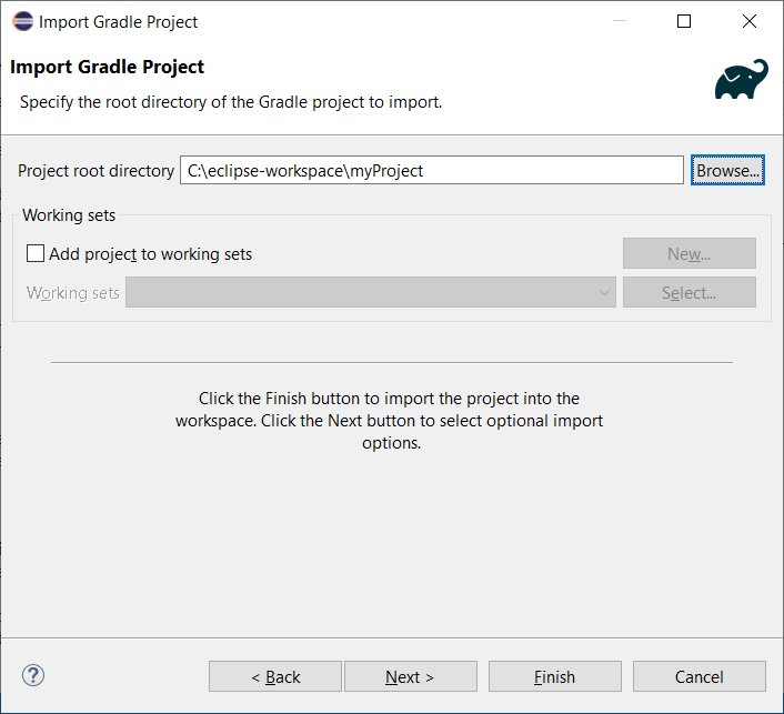 Project root folder in Eclipse