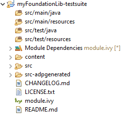 Foundation Library Test Suite Project Skeleton